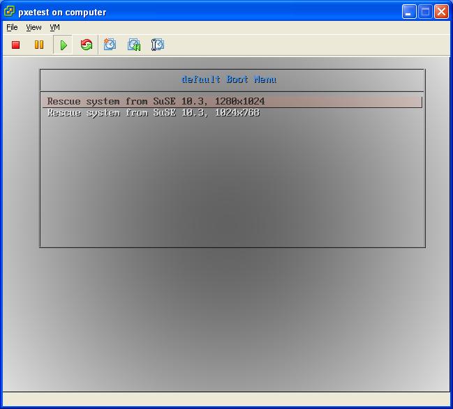 PXE boot