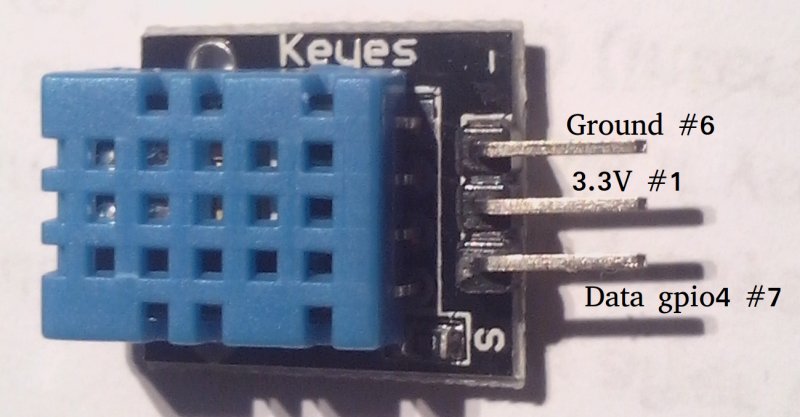 dht11 - temperature and humidity sensor