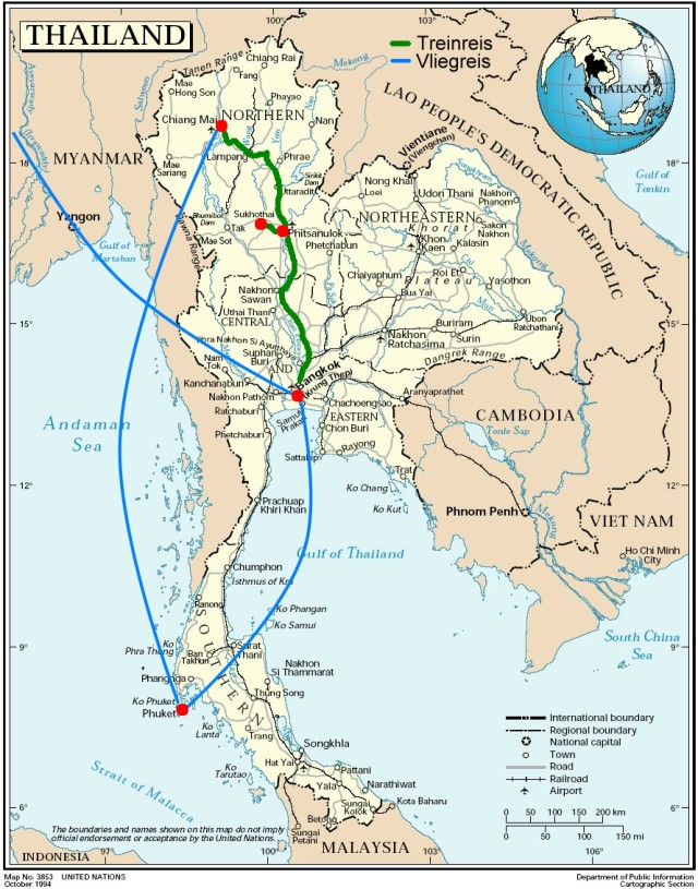 Route Thailand